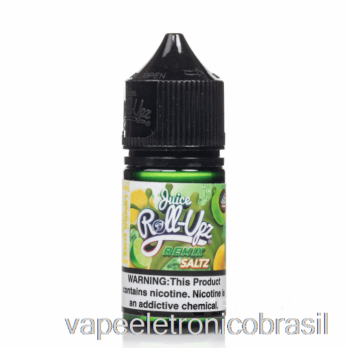 Vape Eletronico Refrigerante De Limão - Suco Roll Upz Remix Sais - 30ml 50mg